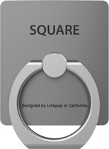 Linkpop Pop Square Grip - TelefoonStandaard - Primie telefoongrip- Telefoonbutton - Grijs