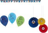 Nickelodeon – Paw Patrol – Versiering – Letterslinger – Ballonnen – waaier decoratie – Kinderfeest.