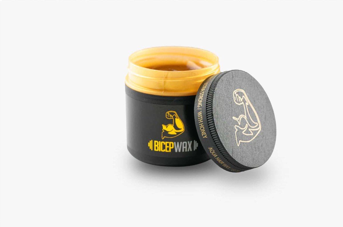 Bicepwax - Aqua Hair Wax - Honey - Geel - Ultra Strong - 150ml