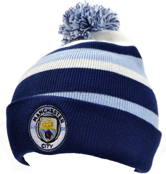 bonnet rayé Manchester City FC | bol