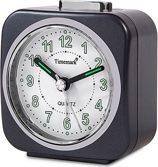Analoge alarmklok Timemark Grijs (9 x 8 x 5 cm)