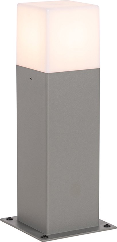 Industriële staande buitenlamp zwart 80 cm IP44 - Charlois