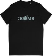 Grappig T Shirt Heren - Ik Ben De Bom - Zwart - M
