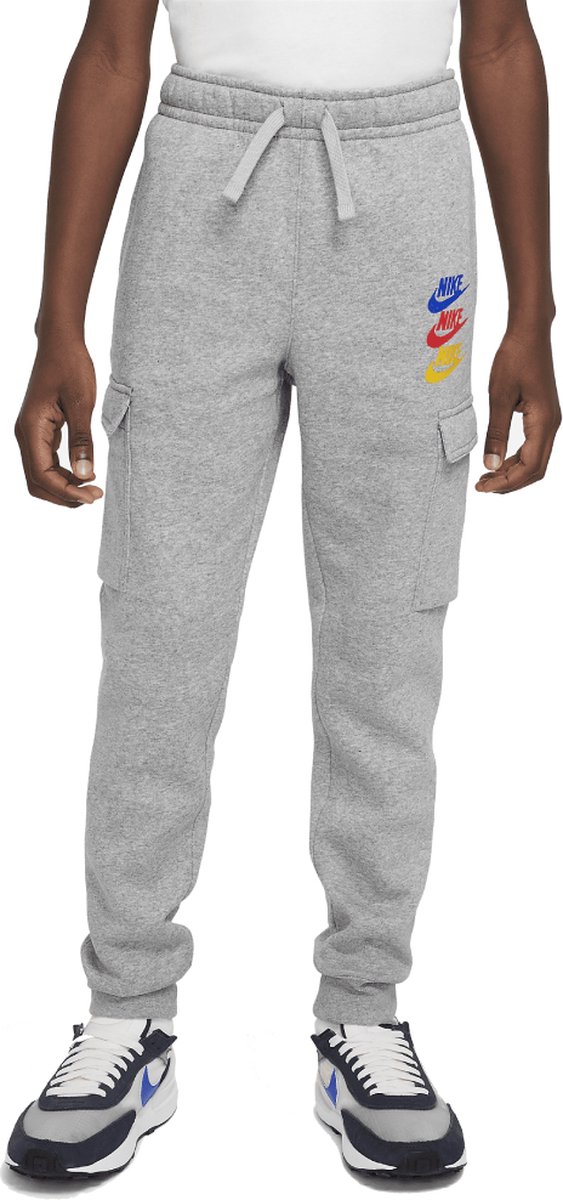 Nike Fleece Cargo Joggingbroek Junior Antraciet