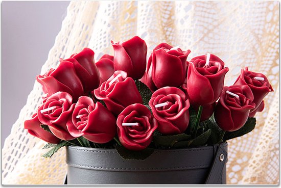 Rose Geurkaars Romantische Kaars [3 stuks], Aromatherapie Olie Soja Kaars Valentijnsdag Bruiloft Middelpunt Ceremonie Decoratie, Bruiloft decoratie