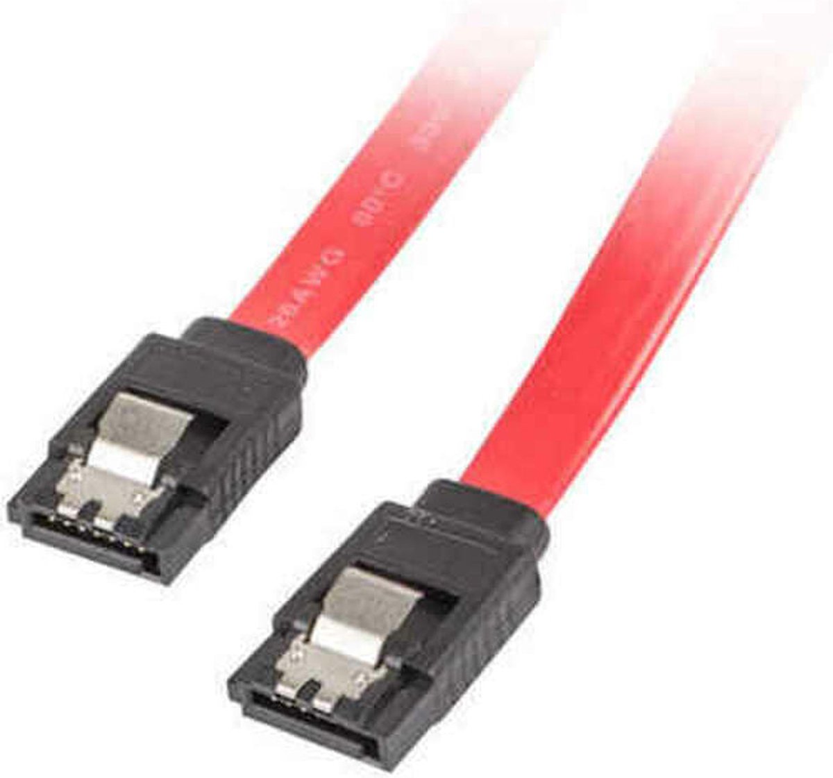 Lanberg SATA-III Kabel - Seriële ATA - 0,5m - Metalige Clips