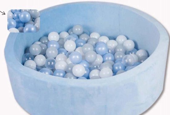 Piscine à balles Bébé Jouets 1 an - VELVET blue - Kids shower