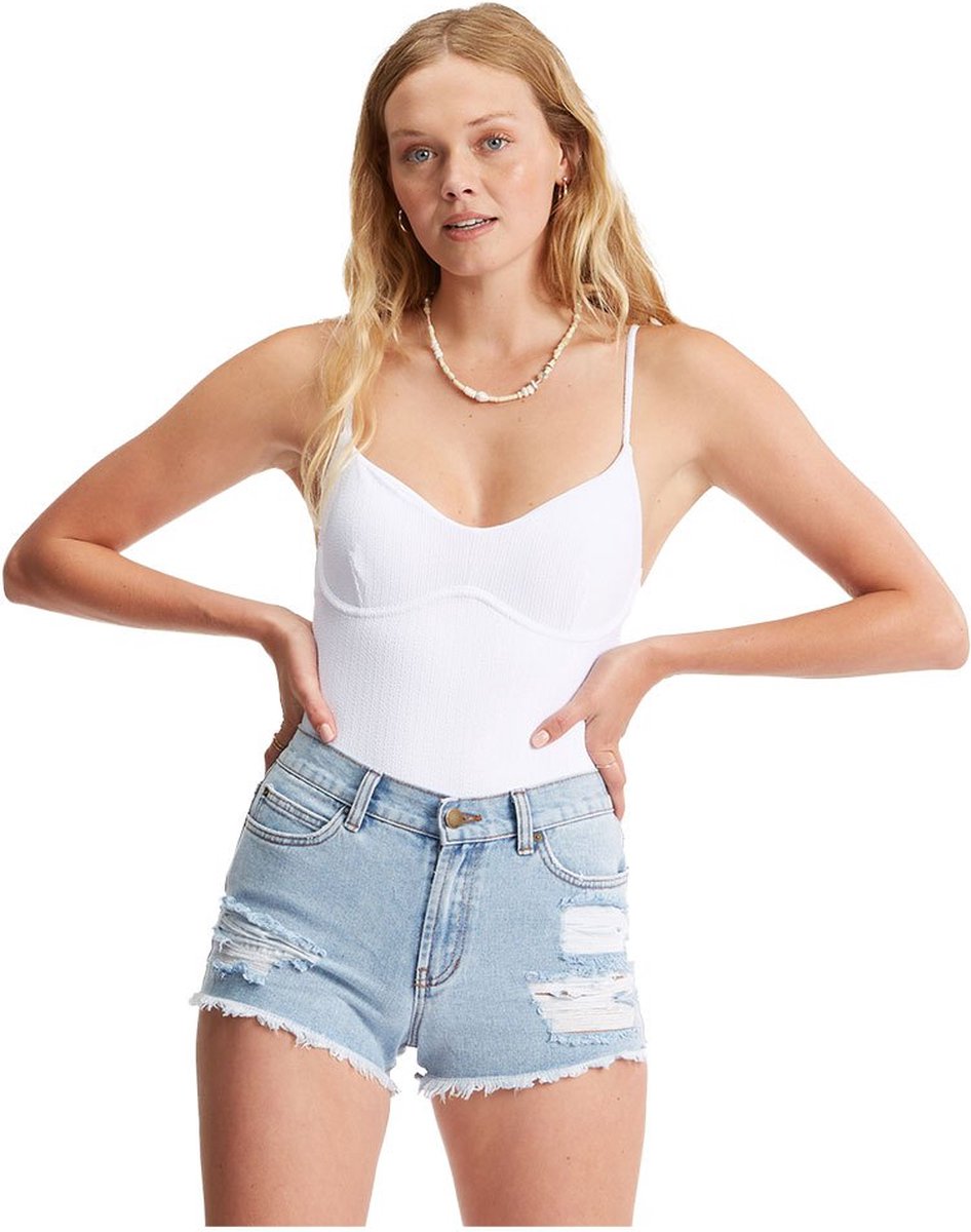BILLABONG Drift Away Korte Spijkerbroek Dames Washed 30 Denim