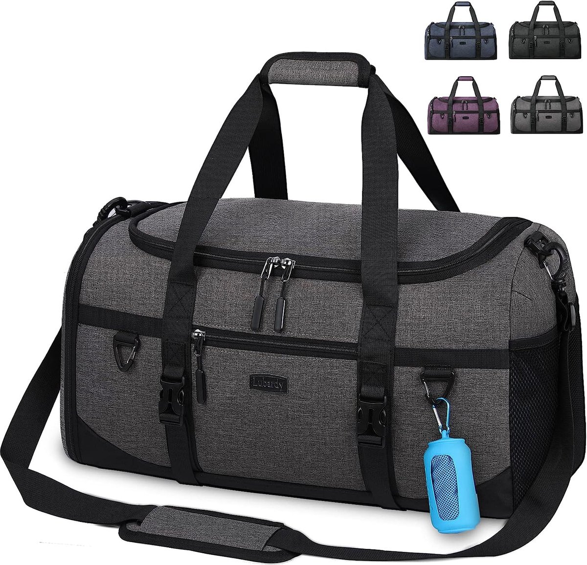 Sac de sport avec compartiment à chaussures et poche humide, sac de sport  pour hommes et femmes, sac de sport de yoga de week-end Natation Sac de  camping