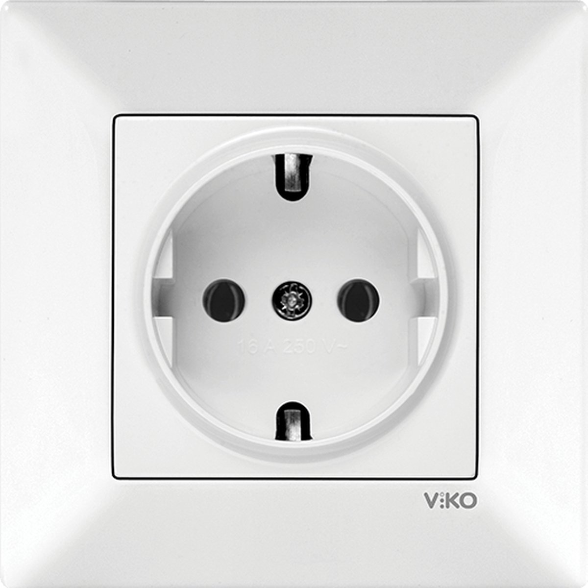 Panasonic Viko-Stopcontact -Randaarde-Compleet