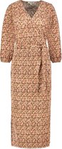 Robe Garcia Robe Imprimée H30282 4167 Marron Doré Femme Taille - M