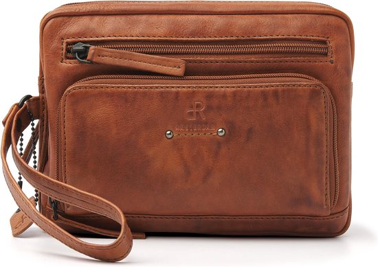 Sac Portefeuille Tampa DR Amsterdam Pour Homme – Format M, 6 Portes-Cartes RFID, Multi-Compartiments
