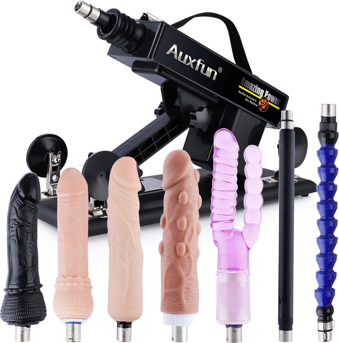 Auxfun® Basic Sexmachine Pakket Brooklyn Voor hem en haar