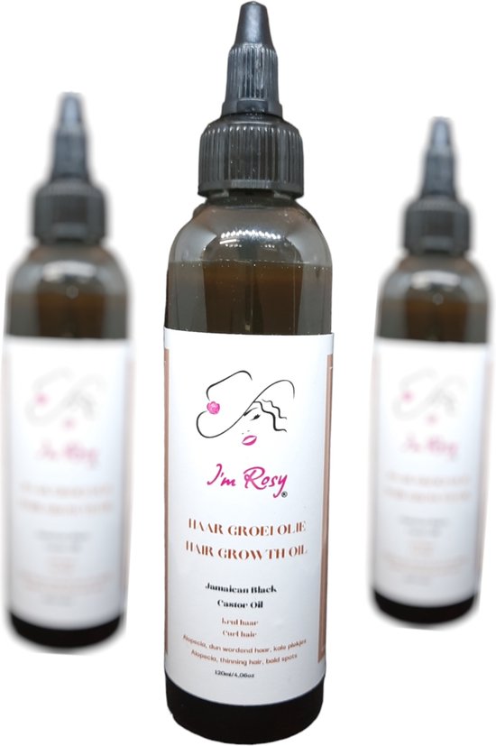 Black Hair GROWTH OIL Jamaican Castor Olie Hoofdhuid Vegan 120 ml bol