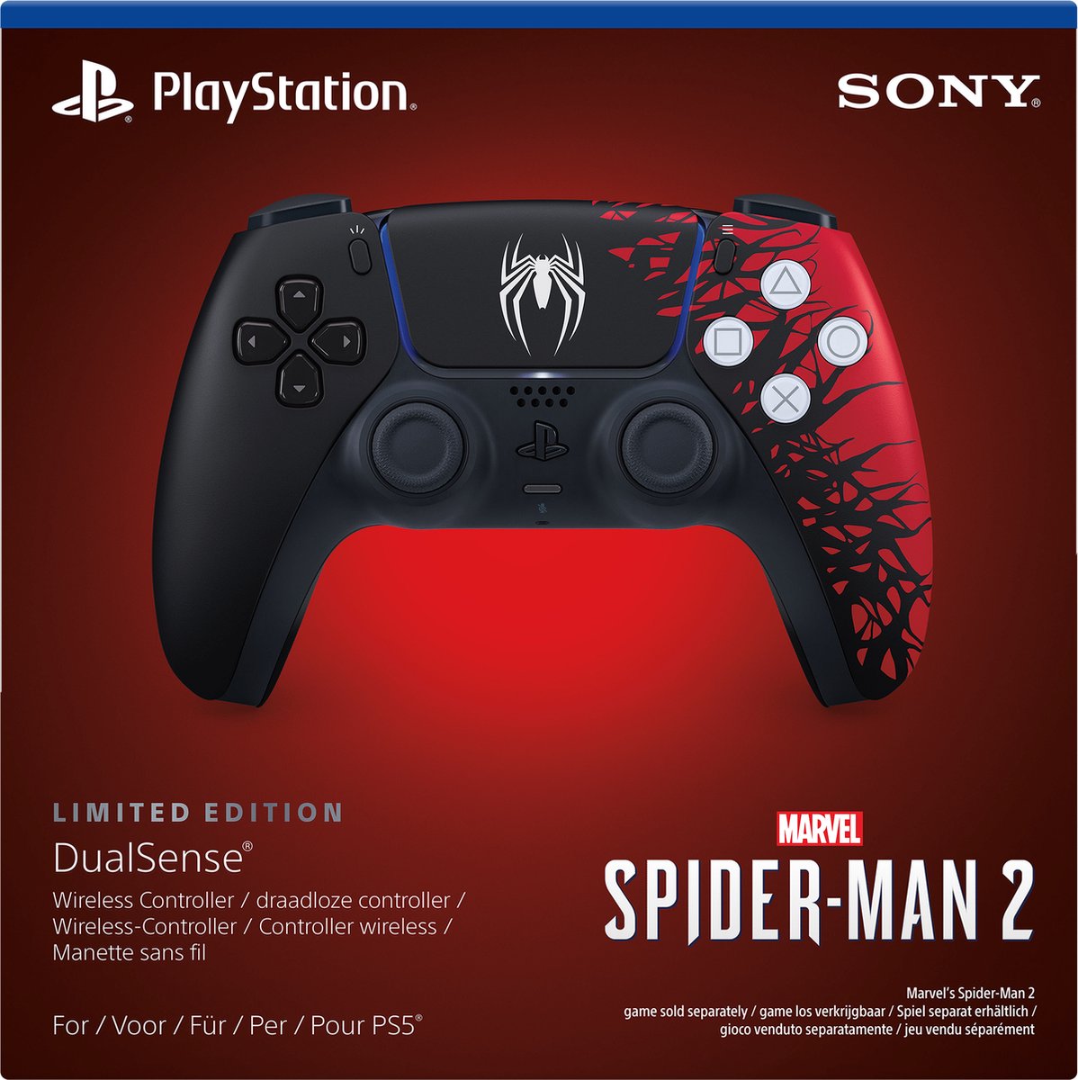 Sony PS5 DualSense draadloze controller - Marvel's Spider-Man 2 - Limited  Edition | bol