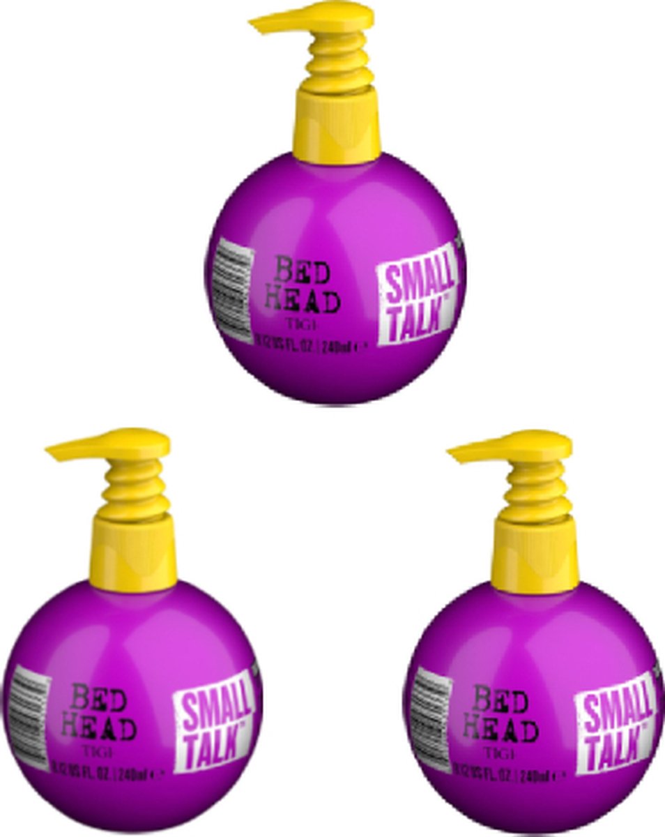 Tigi - Bed Head Small Talk Thickening Styling Cream - 3 x 200 ml