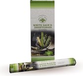 Green Tree White Sage & Sweetgrass Wierook Stokjes - 6 Pakjes - 120 Stuks