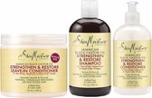 Shea Moisture Jamaican Black Castor Oil – Shampoo Conditioner & Leave-In Conditioner – Strengthen Grow & Restore - Set of 3