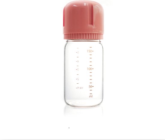 Babyflesje - Safe Baby Bottle Spare bottle (160ml)_Coral Pink [Korean Products]