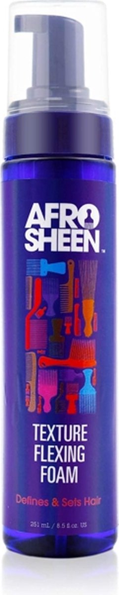 Afro Sheen Texture Flexing Foam Defines & Sets Hair (8.5oz/251ml)