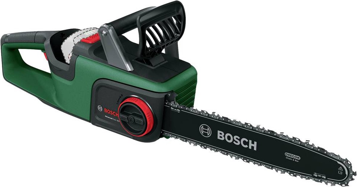 Bosch Home and Garden Tronçonneuse sans fil Bosch - UniversalChain 18  (Livrée sans batterie ni chargeur, avec huile 80 ml, système 18V, longueur  de