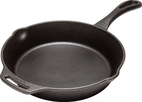Petromax fp25-t, skillet, 25 cm, pan met steel, gietijzer, zwart