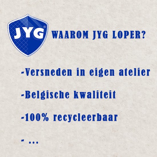 JYG Witte Runner avec film protecteur 100x3000cm (1x30m)