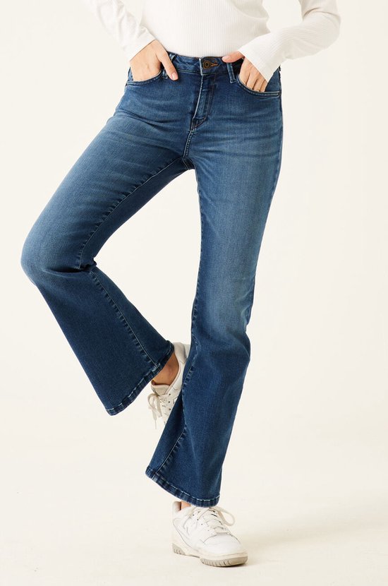 GARCIA Celia Flare Jeans évasé pour femme Blauw - Taille W29 X L30