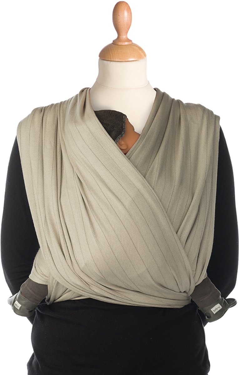 Babylonia BB SLEN Draagdoek Baby - 560 cm - Warm Taupe