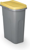Poubelle - ' Home Eco System' - tri des déchets - Prullenbak - Poubelle - 25 Litres - Jaune