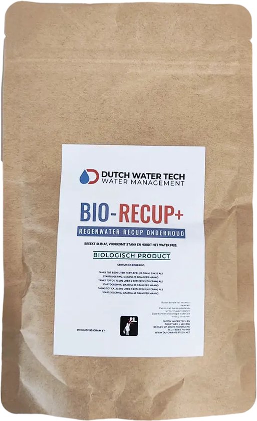 Bio-Recup+ | Regenwaterput Reiniging tegen Stinkend Regenwater | Poeder | 150 gram