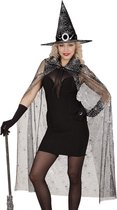 Widmann - Heks & Spider Lady & Voodoo & Duistere Religie Kostuum - Set Heks Roxana - Zilver - Halloween - Verkleedkleding