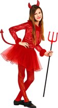 Rode duivelin kostuum voor meisjes Halloween  - Verkleedkleding - 116/128