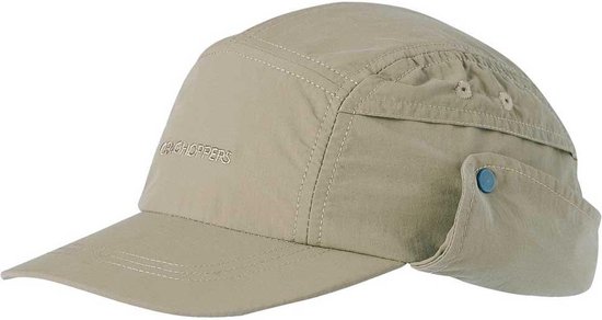 Craghoppers - UV-woestijn hoed voor kinderen - Kiezelsteen grijs - maat 50-52CM