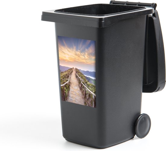 Container sticker Bergen - Natuur - Pad - 40x60 cm - Kliko sticker | bol