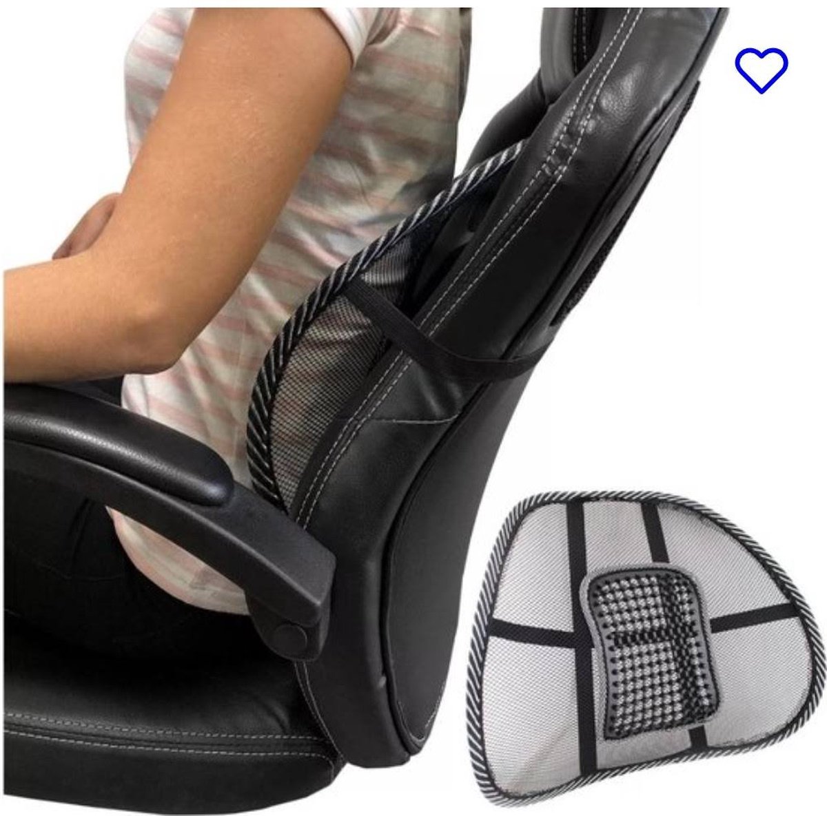 Support dorsal portable respirant Backonfy InnovaGoods