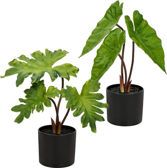 Mica Decoration kunstplant slinger Philodendron Xanadu - groen - 115 cm - Kamerplant snoer | Fun