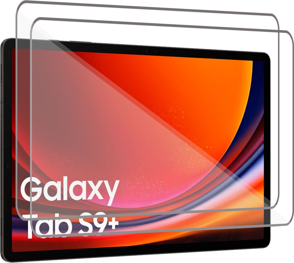 2x Geschikt voor Samsung Galaxy Tab S9 Plus Screenprotector - Beschermglas - GuardCover