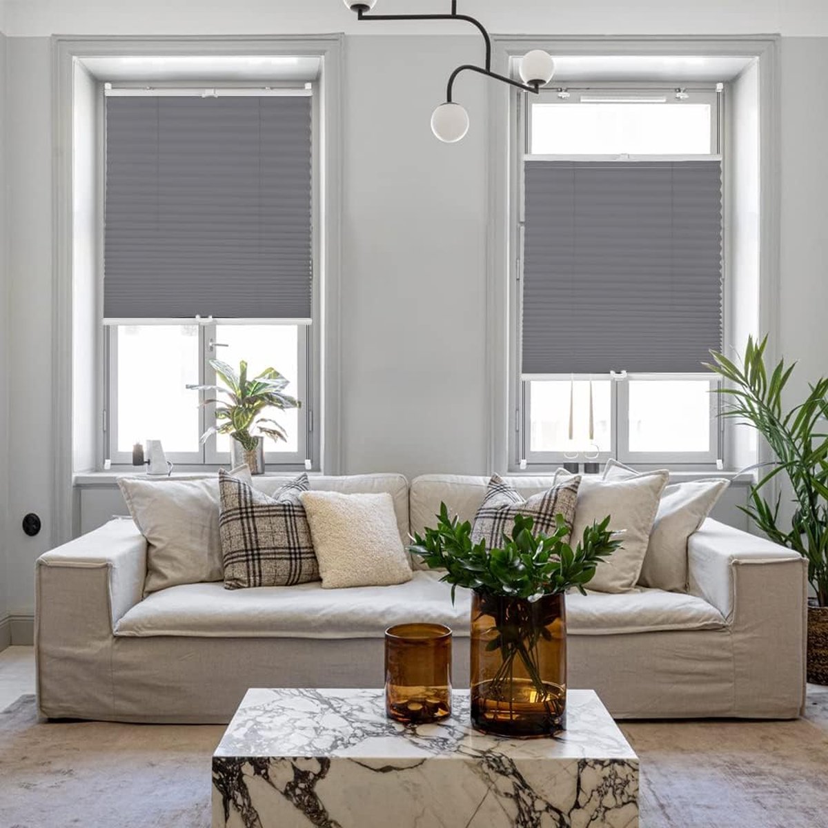 Aazon.co: K-Hoe Klefix Easy Pleated Blind, Green, 80 c x 130 c