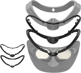 RHYTHMFLAME Convient pour le masque facial en Siliconen PS VR2 avec unité de connexion rapide - Accessoires de vêtements pour bébé PS VR2 - Zwart