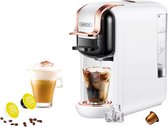 Cafetière HiBrew - Design compatible 4 en 1 - Fonction froid/chaud - Appareil Dolce Gusto - Tasses à café - Wit