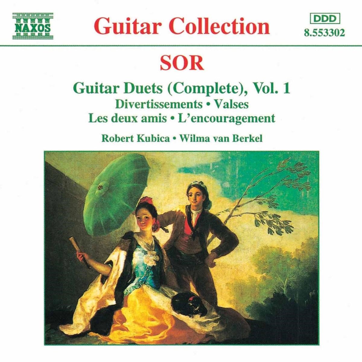 Wilma van Berkel, Robert Kubica - Sor: Guitar Duets 1 (CD)