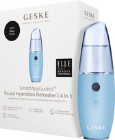 GESKE | SmartAppGuided™ Facial Hydration Refresher | 4 in 1 | Waterverstuiver | Gezichtsstomer | Waterspray | Face mist | Gezichtsreinigingsapparaat | Mist | Cosmetica | Natuurlijke glans