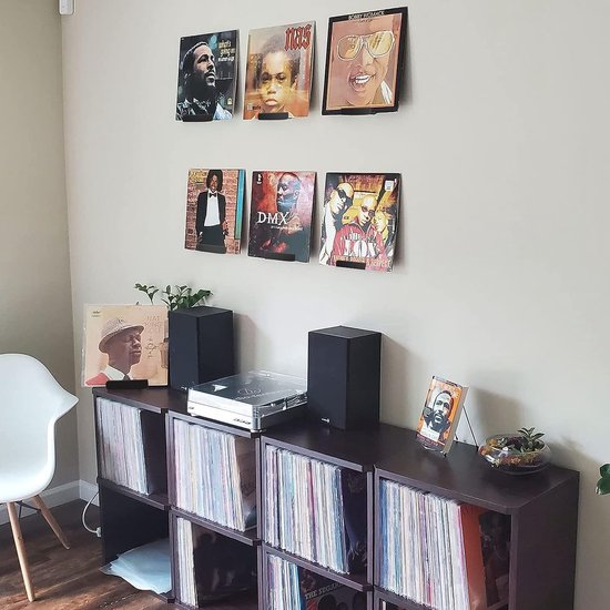 AOKLEY Grammofoonplaatstandaard vinyl vinyl platen opbergplank, LP retro opbergdoos, oude vinylplaat disc kast opslag, vinyl opbergdoos vinylplaten opslag
