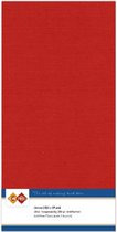 Linnenkarton - Christmas red - 10.5 x 33cm
