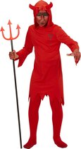 Widmann - Duivel Kostuum - Rode Duivel Kind Kostuum - Rood - Maat 116 - Halloween - Verkleedkleding