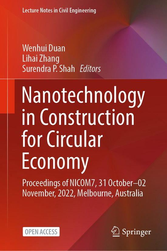 Lecture Notes in Civil Engineering356- Nanotechnology in Con ... - cover