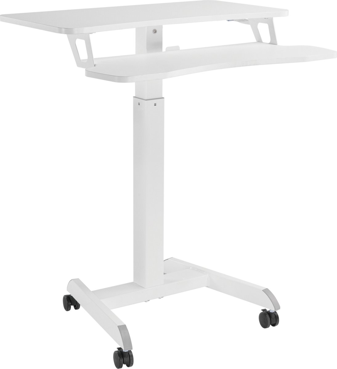 Bureau zit sta laptoptafel - verrijdbaar - hoogte verstelbaar