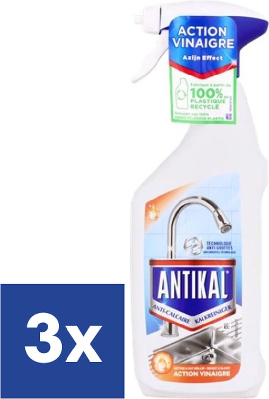 Antikal Azijn Effect Spray - 3 x 500 ml