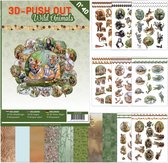3D Push Out Book 40 - Wild Animals
